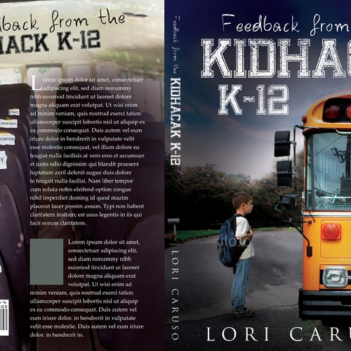 Design di Help Feedback from  the Kidhack  K-12 by Lori Caruso with a new book or magazine cover di line14