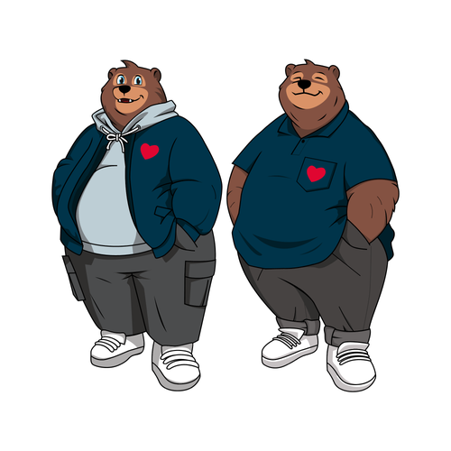 Yeah I know, another Bear design. But Let's make this one is special with Love. Design réalisé par do'ane simbok