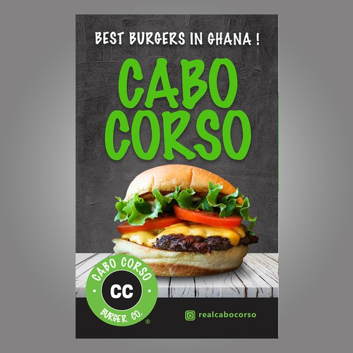Billboard for Burger Company Design by thecube83