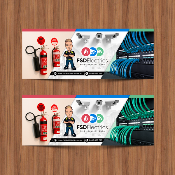 Facebook Cover for "FSD Electrics" 