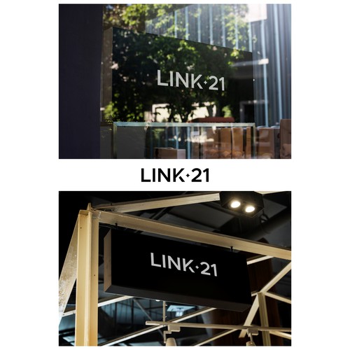 Link 21 logo en branding Design by << NENTINEN >>