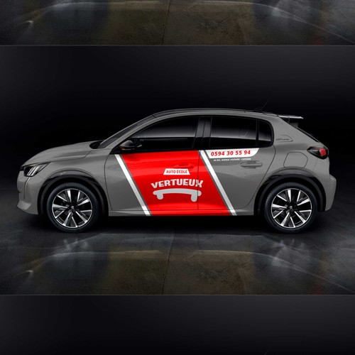 Simple Classy car design for a company that teach people how to drive Design by Bogi_Graphics
