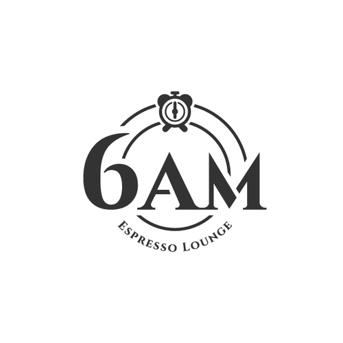 Design an enticing logo for 6 A.M. Espresso Lounge Design by Orange_