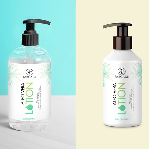 Label Design for Aloe Vera Lotion Design by mindART*