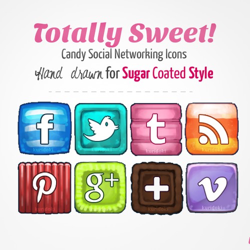 Design di Sugar Coated Style Blog needs a new button or icon di k.doki
