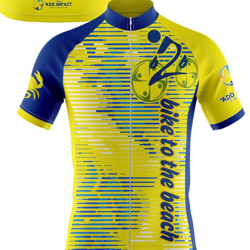 Cycling Jersey for Autism Charity Ride Design by darajatiart