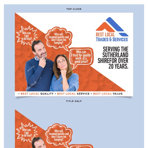 Design a Powerful New Flyer for Best Local Trades & Services Design by Muhammad Shahrooz