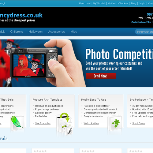 Create the next banner ad for 1st4 Fancy Dress Design by donaldodesign