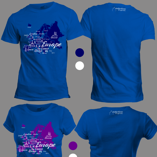 Design the first "cool" Europe souvenir Tshirt