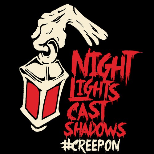 💀 Create me a creepy logo for Night Lights Cast Shadows. | Logo design ...