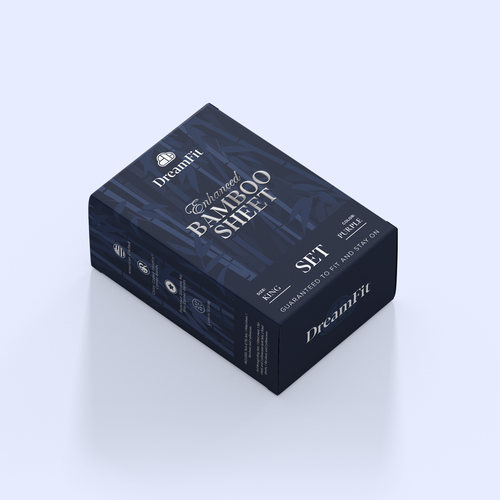 Beautiful Sheet Set Box Design - DreamFit - Looking for our forever designer Design by nuke.art