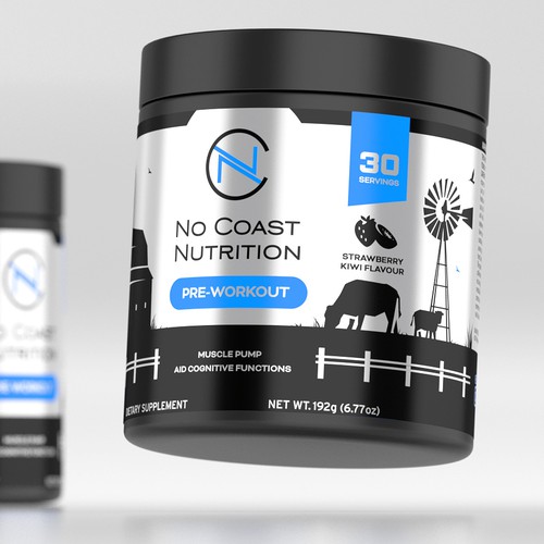Supplement Label Design for Midwest Nutrition Company
