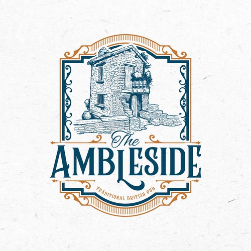 Design a logo for a traditional British country pub coming to NY! Design by AlarArtStudio™