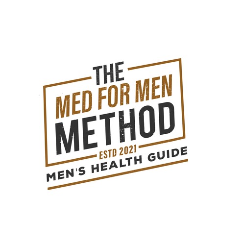 "Strong, masculine variation of our current logo for new product." winning Banner ad