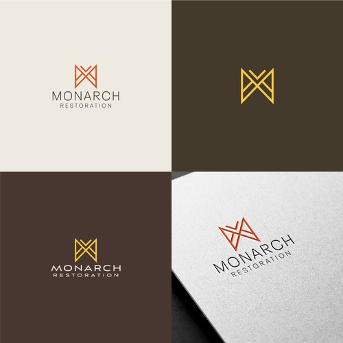 Design a modern clean logo package for a restoration company Design by Danny A