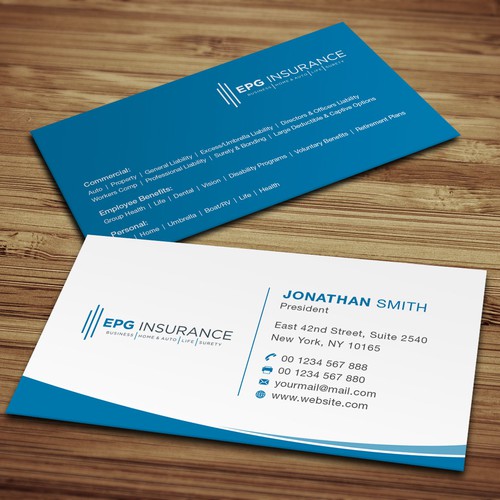 Progressive Business Card, Stationary and Envelope for Insurance Agency ...