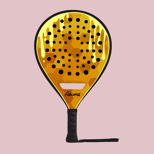 Padel Racket Design Competition. Design by namanama