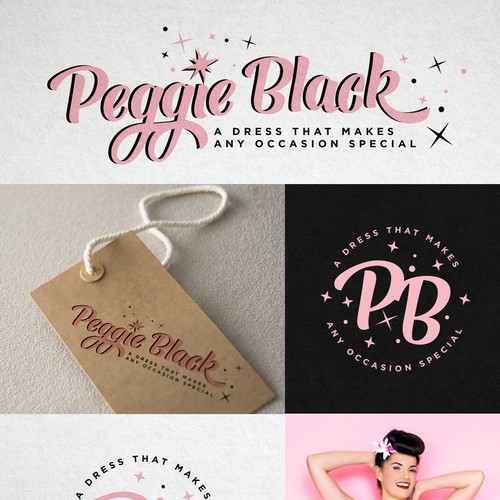 Diseño de Create a captivating pinup logo design with a twist for Peggie Black de Cit