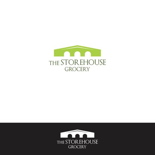 Yulia Hudsonさんのthe Storehouse Grocery logoデザイン