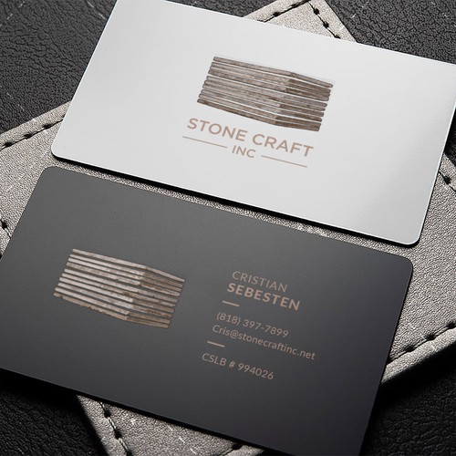 IK_DesignsさんのBusiness Card - Stone Craftデザイン