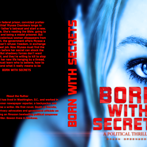 Book cover for a political thriller with Christian themes Design by INFINITY Design™