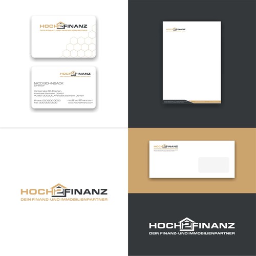"Wir brauchen ein prägnantes Logo/Design für unsere neue Vermittlungsgesellschaft" winning Logo & brand identity pack