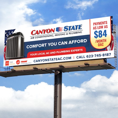 Design An Eye-Catching Billboard For An HVAC Company Design by Krishna Arts