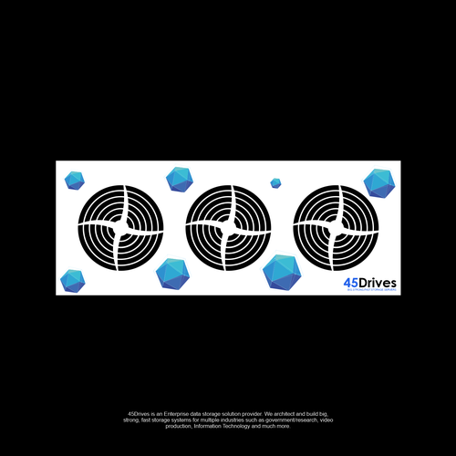 Design a Front Plate for 45Drives New HomeLab Storage Server Product Design by Raden Gatotkaca