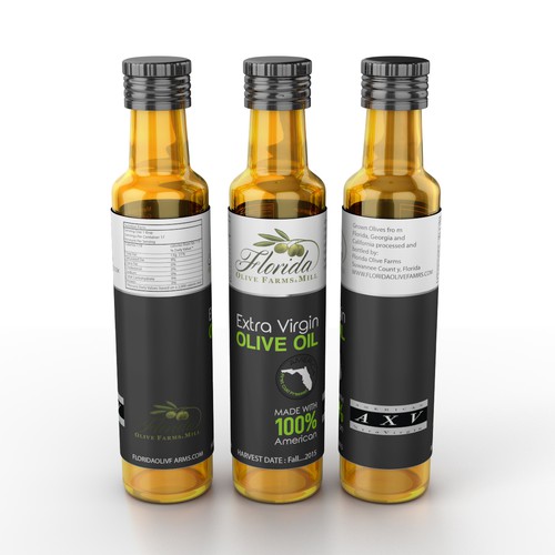 Olive Oil Bottle Label Design by syakuro