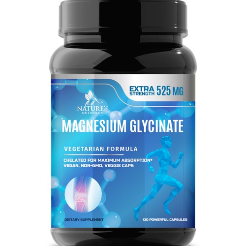 Natural Magnesium Glycinate Design needed for Nature's Nutrition Design by Wfemme