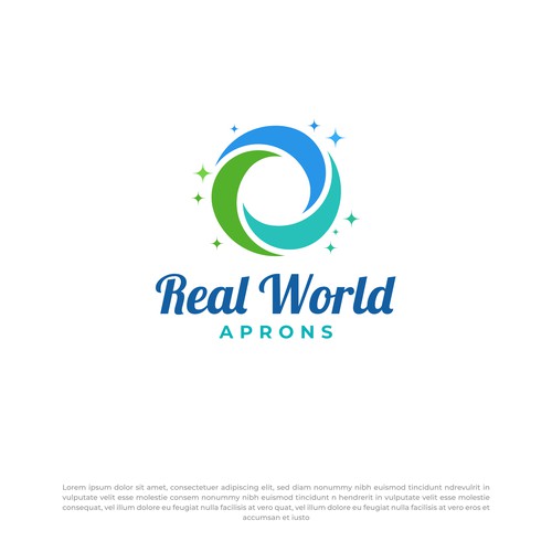 Real World Aprons Logo Design by Midas™ Studio`s