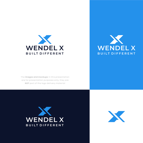 Luxury Logo Design for Wendel X — A Premium Construction Brand Built Different Design by de rasio