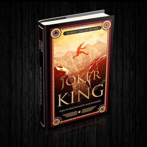 Create a bold and unique cover for a book teaching the lessons of manhood. Design by Pagatana