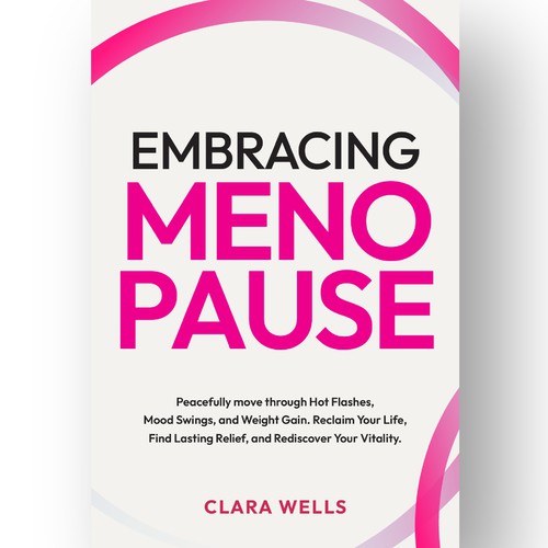 I need a book cover that connects with women about menopause Design by Creative_Crafter