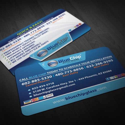 Oversized Business Card Design por TheExG ❤