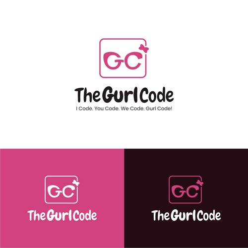 Ultimately the Cutest Dopest Techiest Logo & Website for Girls!!! Design by kubusIDE