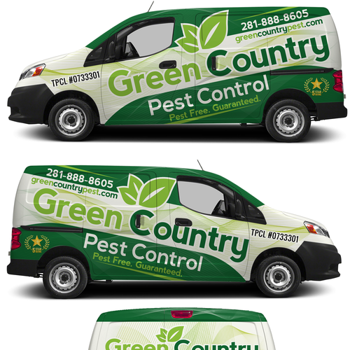 Stunning Wrap for Pest Control Van Design by theANUNGs