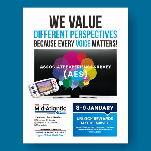 Acme Survey Need 100% Participation Design by YaaFattaah.YaaRazzaaq