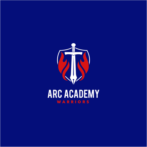 Design a modern logo for a Christian school with a Warriors mascot Design by sukadarma