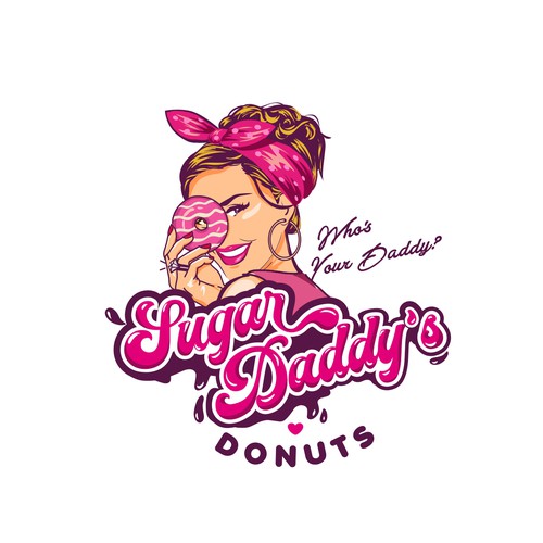 SUGAR DADDY DONUTS LOGO CONTEST Design by nindadian