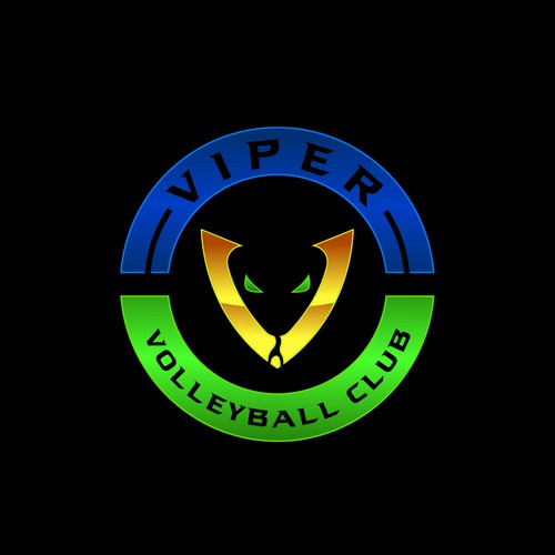 Design Club Volleyball logo - Viper volleyball di Artborg™