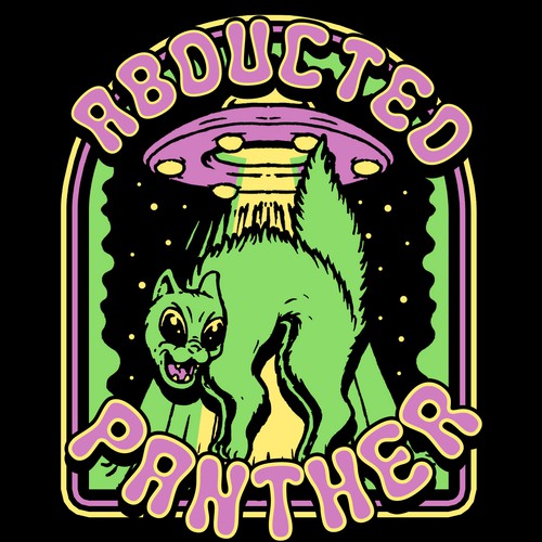 Designs | Alien Cat wants to abduct you! | Sticker contest