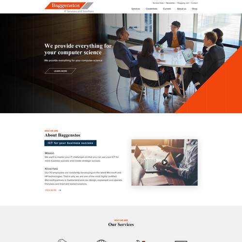 Landing page design contest entry by Design Castle✨✨