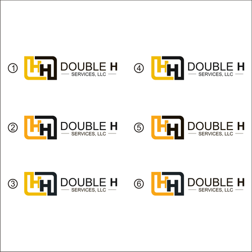 Double H new logo-ontwerp door JDL's