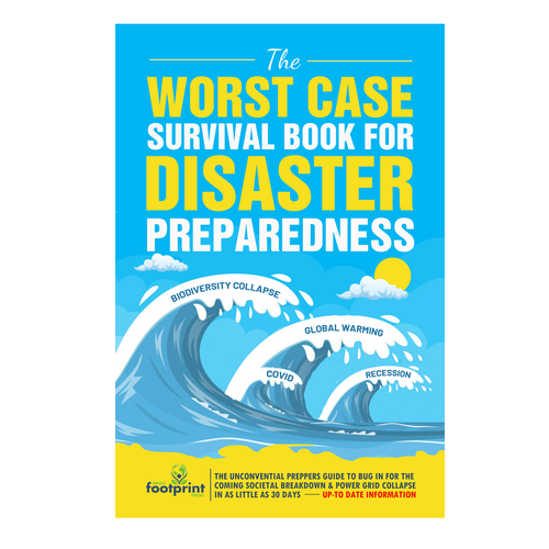 Sustainable Survival Book Cover | Extravagant Book Cover Design Design by Nat Pearl Designs