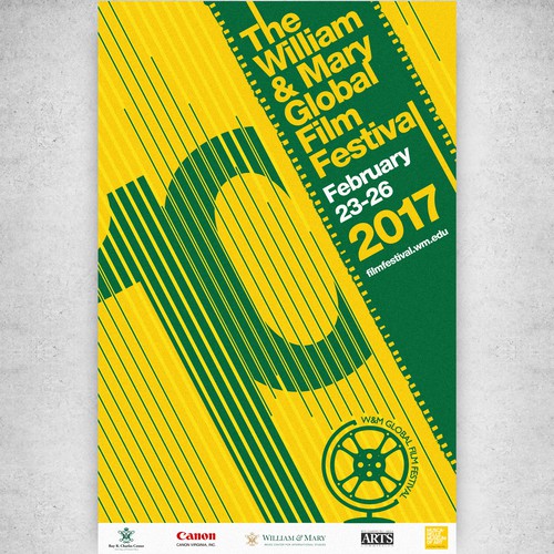 Film Festival Anniversary Poster - Open to All Styles Design by semnitz™