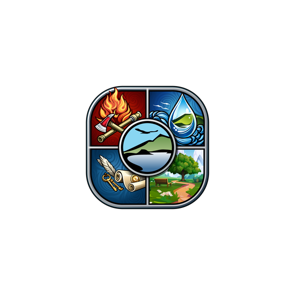 Pueblo West Colorado Logo design