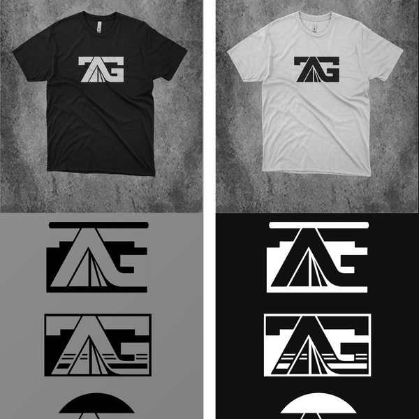 Design realizzato da PostEdge intitolato "logo for t shirth"