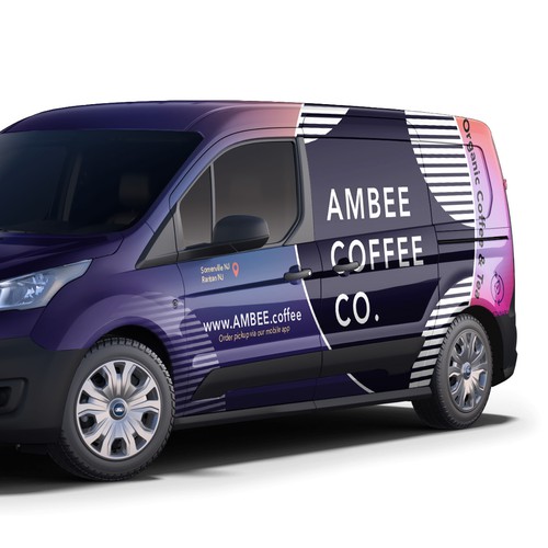 Design an Amazing truck wrap for an Emerging Organic Coffee Company Design by Art Mahno ✔