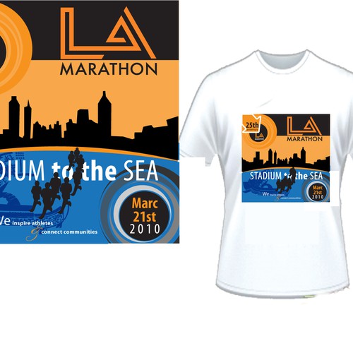 LA Marathon Design Competition デザイン by dprasdesign